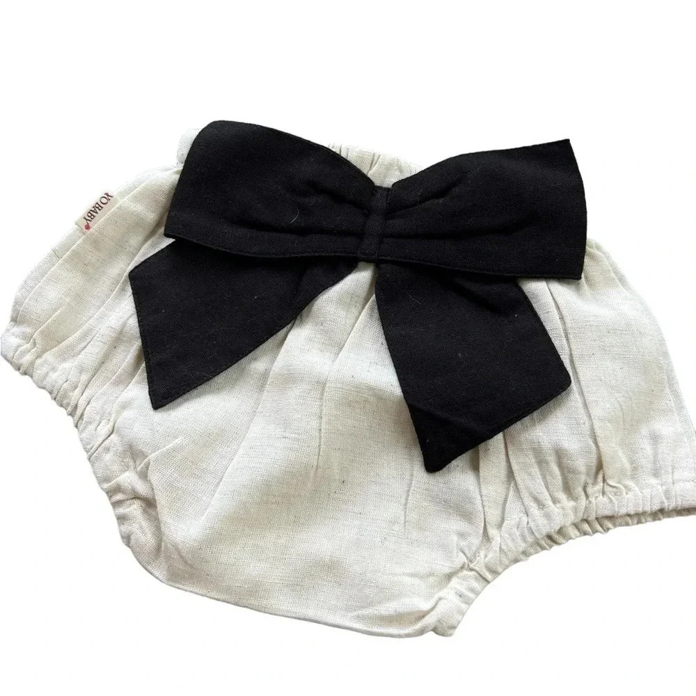 NWOT Yo Baby Diaper Cover with‎ Adorable Bow 3-6 months